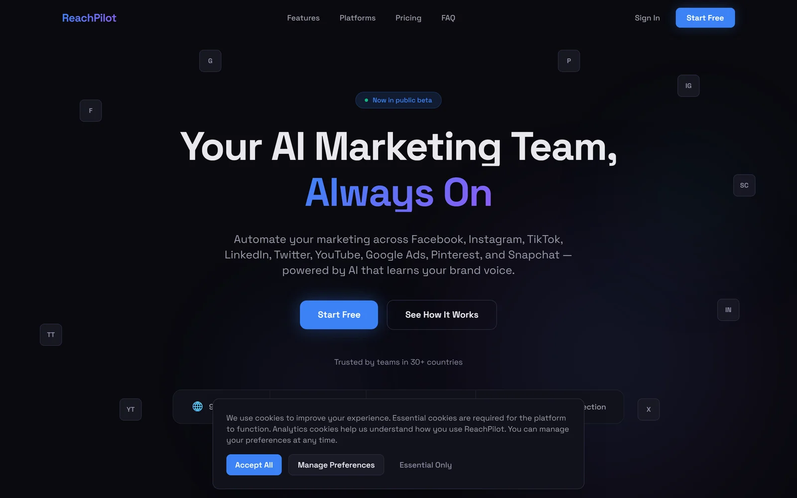 ReachPilot — AI Social Media Scheduling & Marketing Automation